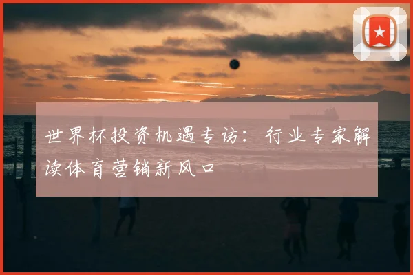 世界杯投资机遇专访:行业专家解读体育营销新风口